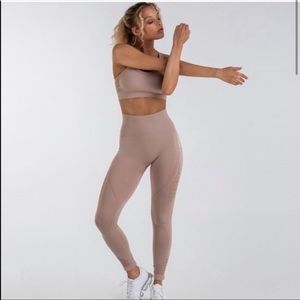Gym Shark Energy seamless in Taupe/nude Small